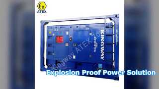 ATEX 80KVA জোন জেনারেটর বিস্ফোরণ প্রমাণ