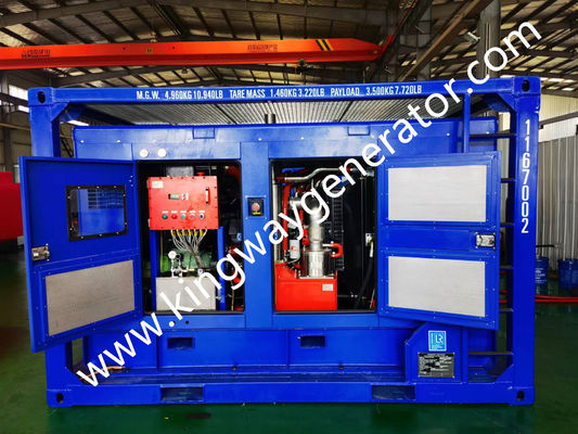 ATEX Zone 2 375CFM Sullair বিস্ফোরণ-প্রমাণ ডিজেল এয়ার কম্প্রেসার কিংওয়ে DNV ফ্রেম