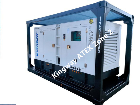 DNV স্ট্যান্ডার্ড 60KVA ATEX জোন 2 সরঞ্জাম সাইলেন্ট ডিজেল জেনারেটর সেট