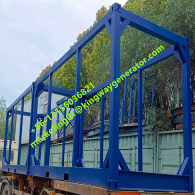 প্রধান ইস্পাত কাঠামো 20ft শিপিং কন্টেইনার ফ্রেম টেকসই মাত্রা