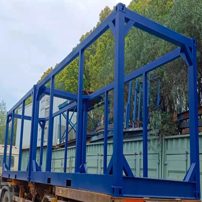 প্রধান ইস্পাত কাঠামো 20ft শিপিং কন্টেইনার ফ্রেম টেকসই মাত্রা