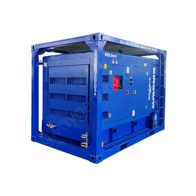 100kVA বিস্ফোরণ-প্রমাণ মেরিন জেনারেটর ইঞ্জিন সহ, ATEX জোন 2 & DNV 2.7-1 সম্মতি