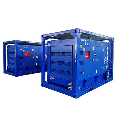 অনশোর অফশোর প্ল্যাটফর্ম জোন 1 জোন 2 জেনারেটর DNVGL 2.7-1 স্কিড ফ্রেম 120kw 150kva