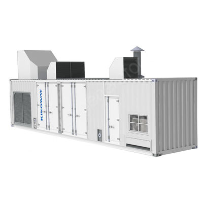 নীরব ক্যানোপি 1250kva 400v 3 ফেজ 4 তারের 1000kw প্রাকৃতিক গ্যাস জেনারেটর