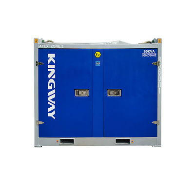 50HZ 60HZ ATEX সার্টিফাইড জোন 2 বিস্ফোরণ প্রতিরোধী ডিজেল জেনারেটর সেট নীরব জেনারেটর সেট