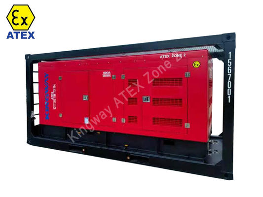 400kva 320kw 50hz 3 ফেজ 4 তারের ডিজেল ইঞ্জিন বিস্ফোরণ প্রতিরোধী IIB অফশোর atex জোন 2 জেনারেটর
