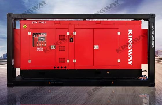 ATEX জোন II 3 ফেজ তেল গ্যাস ফিল্ড ডিজেল জেনারেটর সেট 60KVA বিস্ফোরণ প্রতিরোধী ডিজেল জেনারেটর ফ্রেম ইন্টিগ্রেটেড মেশিন