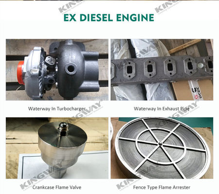 সরবরাহ 400v 50hz 3 ফেজ 4 তারের 300kva ডিজেল ইঞ্জিন ex-proof ATEX জোন 2 নামমাত্র dnv অফশোর জেনারেটর
