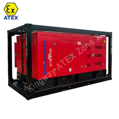 ATEX শংসাপত্র 3 ফেজ 200kw 250kva জোন 2 বিস্ফোরণ প্রতিরোধী ডিজেল জেনারেটর সেট ডিএনভিজিএল 2.7-1 স্কিড ফ্রেম সহ সরঞ্জাম
