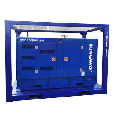 ATEX শংসাপত্র 3phase 200kw 250kva zone2 বিস্ফোরণ প্রতিরোধী ডিজেল জেনারেটর সেট DNVGL 2.7-1 স্কিড ফ্রেম প্ল্যাটফর্ম সার্ভিস ইঞ্জিন