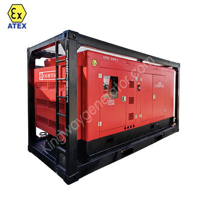 অ্যাটেক্স জোন ১ জোন ২ বিস্ফোরণ-প্রমাণ 150kva ডিজেল জেনারেটর DNV2.7-1 উত্তোলন ফ্রেম সহ তেল ও গ্যাস প্ল্যাটফর্মের জন্য