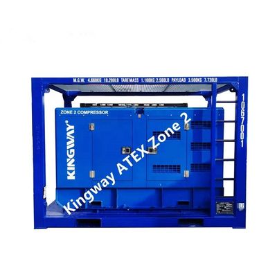 ATEX সার্টিফিকেশন৩ফেজ DNVGL 2.7-1 স্কিড ফ্রেম 120kw 150kva অনশোর অফশোর প্ল্যাটফর্ম জোন 2 জেনারেটর