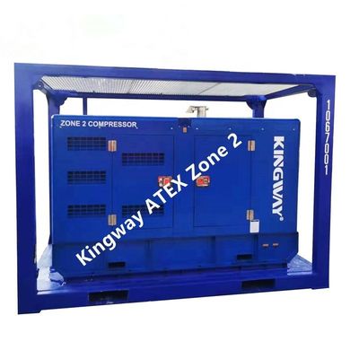 60KVA কিংওয়ে ATEX সার্টিফাইড জোন 2 এক্স প্রুফ ডিজেল জেনারেটর সেট ডিএনভি স্ট্যান্ডার্ড অফশোর সার্ভিস লিফটিং ফ্রেম সহ