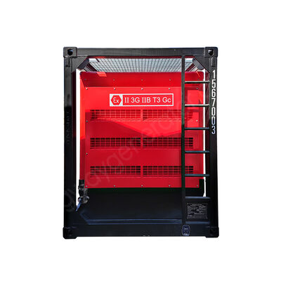 75kVA বিস্ফোরণ-প্রতিরোধী ATEX জোন 2 ডিজেল ইঞ্জিন জেনারেটর সেট DNV2.7-1 লিফটিং ফ্রেম সহ