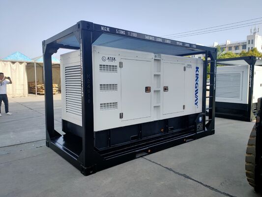 60KVA ATEX সার্টিফাইড জোন 2 ডিজেল জেনারেটর টেম্প ক্লাস T3 অফশোর প্ল্যাটফর্ম ব্যবহার বিস্ফোরণ প্রতিরোধী ডিজেল জেনারেটর সেট