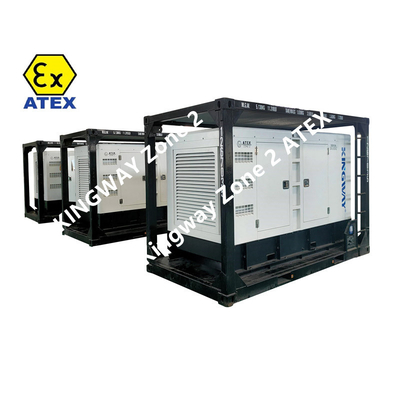 DNV স্ট্যান্ডার্ড 60KVA ATEX জোন 2 সরঞ্জাম সাইলেন্ট ডিজেল জেনারেটর সেট