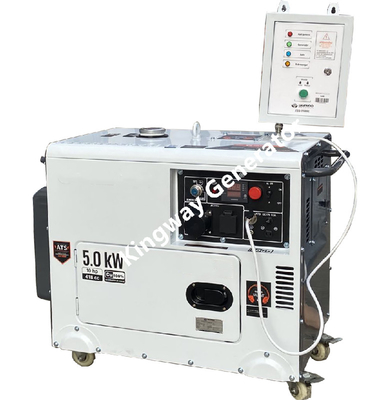 10KW নীরব ছোট মোবাইল প্রাকৃতিক গ্যাস জেনারেটর সেট জরুরী শক্তি