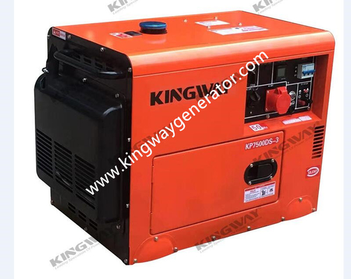 ROHS সার্টিফিকেশন 12KW পোর্টেবল জেনারেটর সেট বাড়িতে ব্যবহারের জন্য বহন করা সহজ