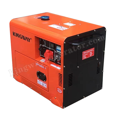 ROHS সার্টিফিকেশন 12KW পোর্টেবল জেনারেটর সেট বাড়িতে ব্যবহারের জন্য বহন করা সহজ