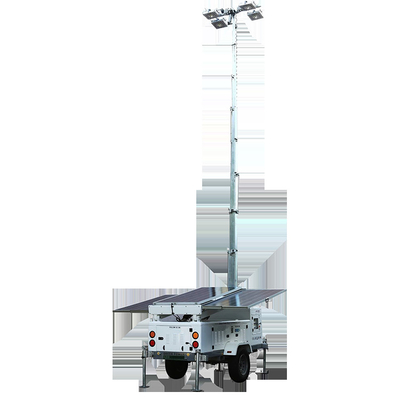 ডিজেল জেনারেটর সহ মোবাইল জেনারেটর 2x1000w LED বেলুন লাইট টাওয়ার