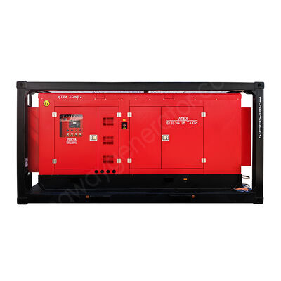 500 কেভিএ কিংওয়ে ATEX জোন 2 টি 3 বিস্ফোরণ প্রতিরোধী নীরব ডিজেল জেনারেটর ডিএনভি সার্টিফাইড লিফটিং ফ্রেম সহ